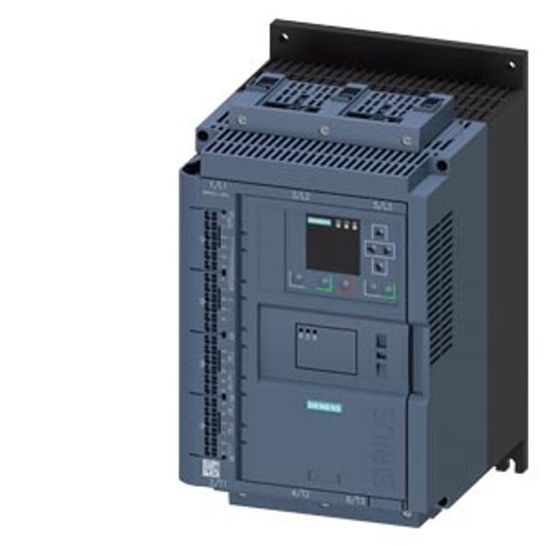 SIRIUS soft starter 200-480 V 93 A, 24 V AC/DC spring-type terminals image 1