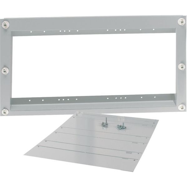 BPZ-FP-XNH1/2/SASY-400-MV Multiple mounting front plate for NH switch-disconnectors, W=400mm, XNH1/2 3p, busbar mounting image 4