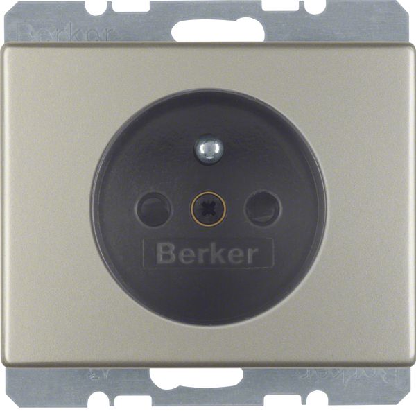 Soc.out. earth. pin, enhncd contact prot., arsys stainl. steel matt fi image 1