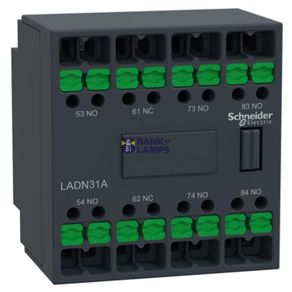 AUX Deca front 3NO 1NC snap-in image 1