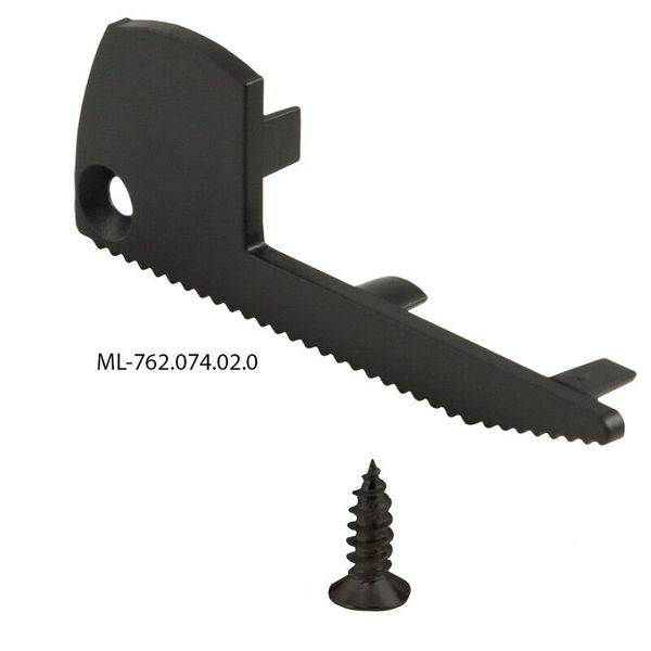 End cap for BL without hole, black color, 1 pc image 1