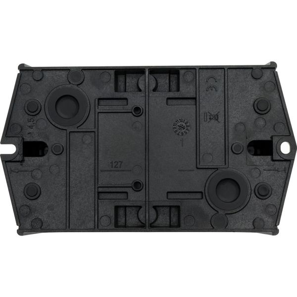 T0-3-8342/I1/SVB Main switch, T0, 20 A, surface mounting, 3 contact unit(s), 6 pole, Emergency switching off function, With red rotary handle and yellow locking ring, image 24