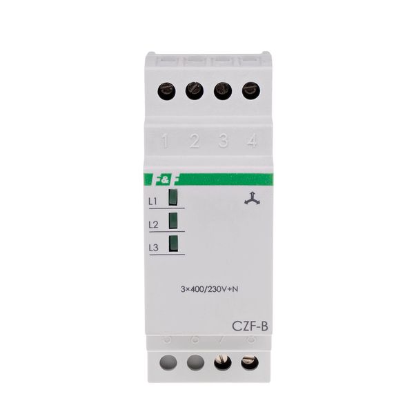 phase loss and asymmetry sensor, DIN rail mounting image 2