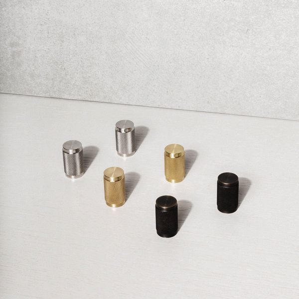 FURNITURE KNOB / CROSS / STEEL image 2