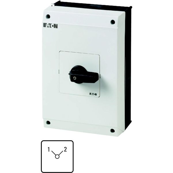 T5B-3-8222/I4 Changeoverswitches, T5B, 63 A, surface mounting, 3 contact unit(s), Contacts: 6, 90 °, maintained, Without 0 (Off) position, 1-2, Design number 8222 image 5
