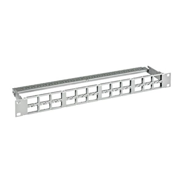 fixLink Pro/Pro+ Panel 19" 1U 48xRJ45 RAL7035 image 1