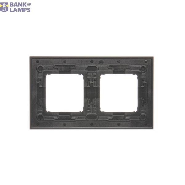 Surface-mounted box - an element extending a single box folded to multiple frames, black image 1
