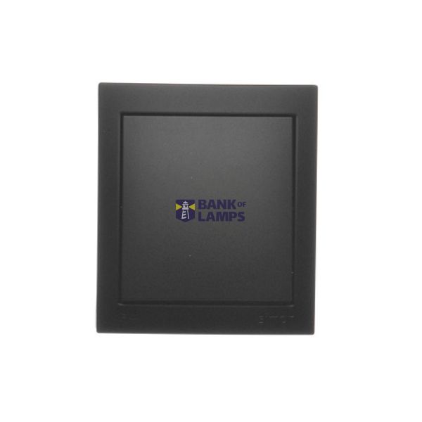 Splash-proof single switch, 10AX, black matt image 1