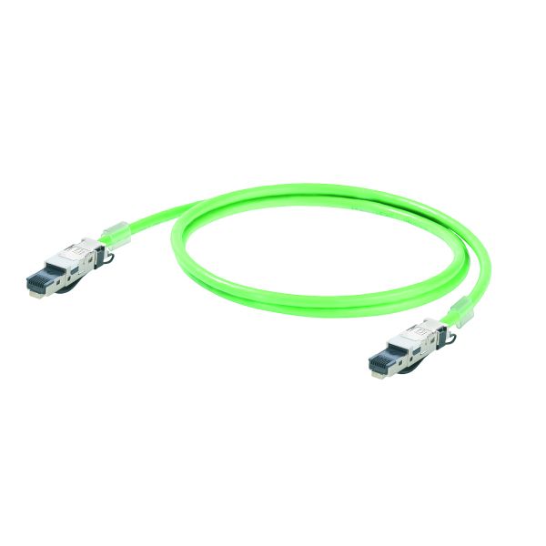 Dragline cable, PROFINET, RJ45 IP 20, RJ45 IP 20, Cat.5 (ISO/IEC 11801) / Cat.5e (TIA T568-B), PUR, 25 m image 1