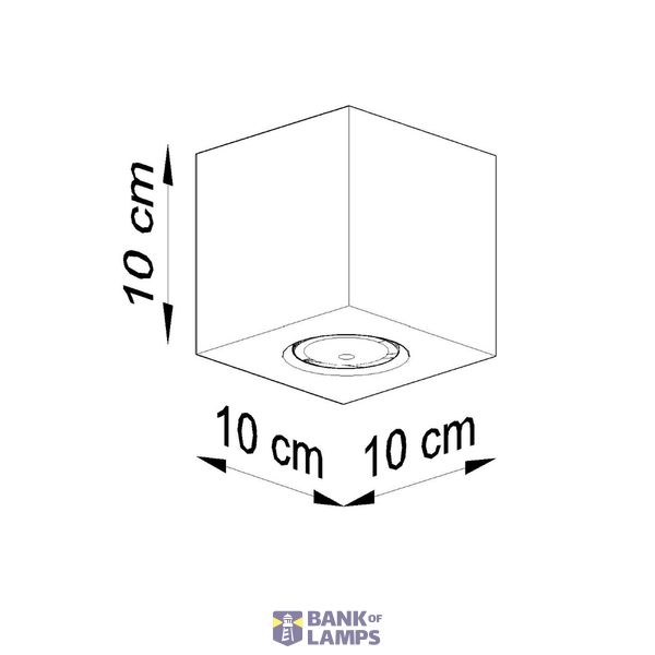 SPOT QUAD BETON GU10 1X40W IP20 image 4