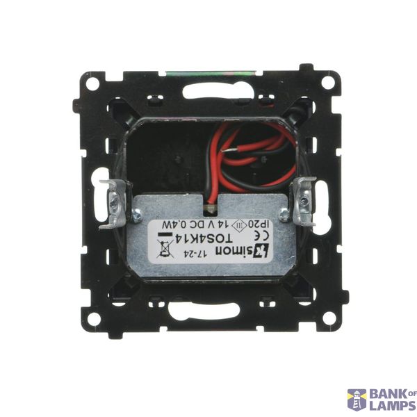 SOON ON SALE, double intermediate switch, (module), Simon 24, IP20, 10AX, cashmere image 1