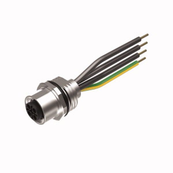M12 Power Flange Front-mounted   FK46PS-1/M16 image 1