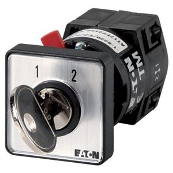 TM-1-8220/EZ/S-J Changeover switches, TM, 10 A, center mounting, 1 contact unit(s), Contacts: 2, 60 °, maintained, Without 0 (Off) position, 1-2, Design number 8220, K image 2