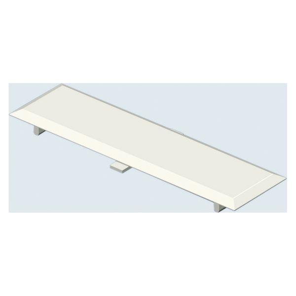 PLASTIC WALL GUTTER COVER COUPLING 80MM WHITE RAL9010 image 2