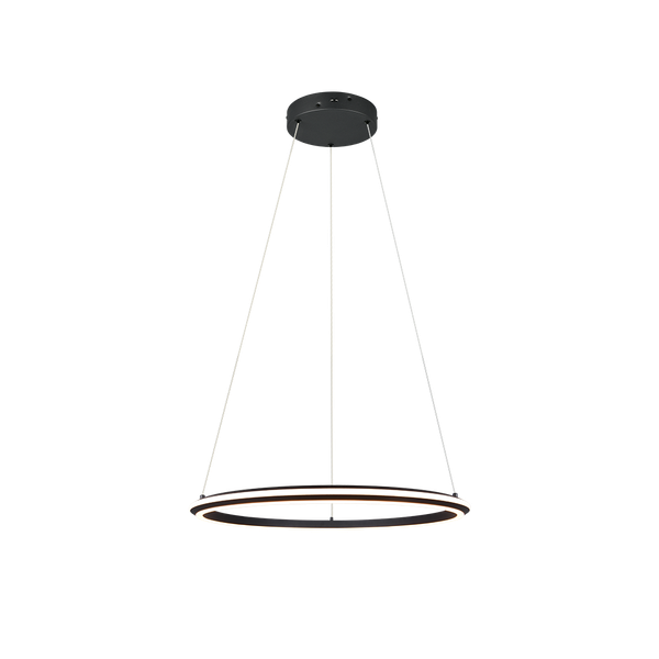 Amador LED pendant 75 cm matt black image 1