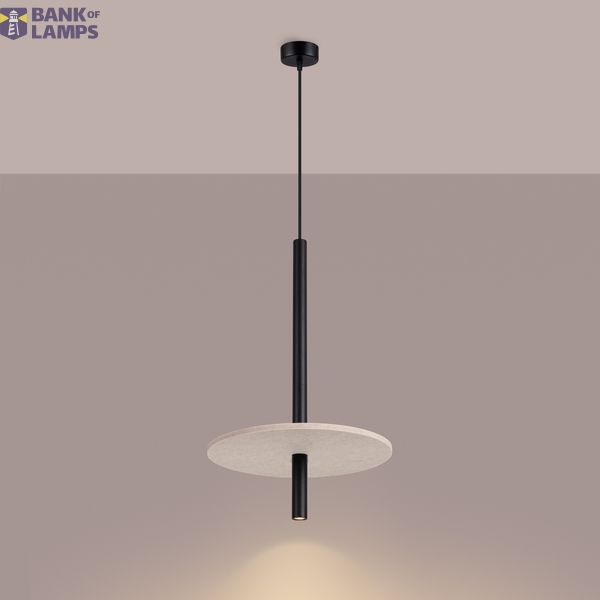 Pendant lamp FELTRO 1 black/beige image 3
