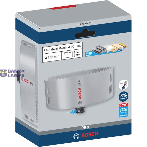 PRO Multi Material Power Change Plus Hole Saw 133mm image 3
