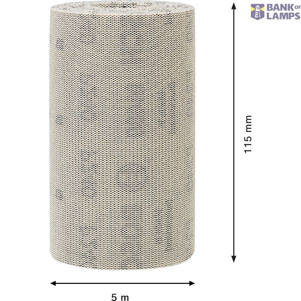 EXPERT M48 Sanding Net Roll 115 mm, 5 m, G 24 image 3