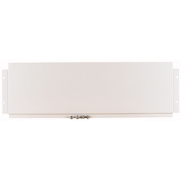 BP-FLP-1000-BL-W Cable entry / flange plate for W=1000mm, closed, white image 1