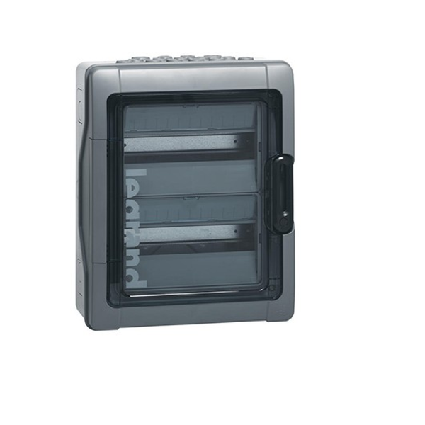 PLEXO3 IP65 WEATHERPROOF CABINET 2X18 MODULES image 1