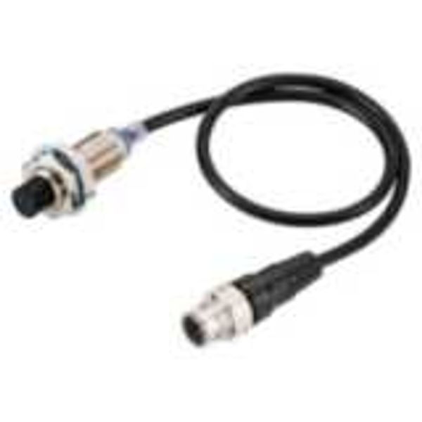 Proximity sensor, inductive, brass-nickel, M12, non-shielded, 10 mm, N E2E 8386A image 2
