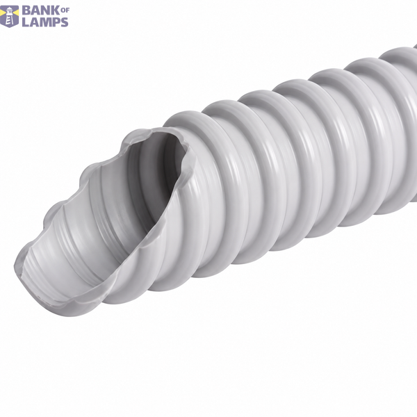 Flexible Spiral Conduit 30m 40mm Grey image 1