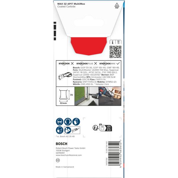 EXPERT MultiMax MAII 32 APIT Multitool Blade 32 mm image 1