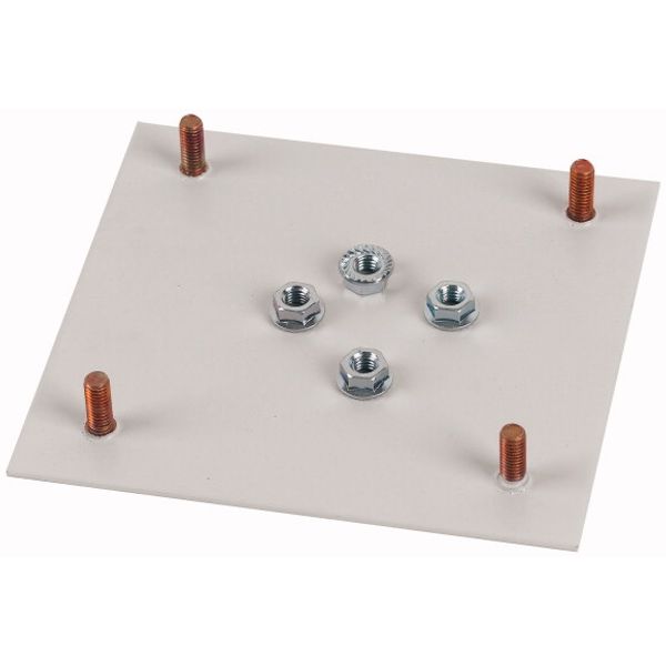 XAS3-3 Cover, cut out for circuit breaker, NZM3, 3p, grey image 1
