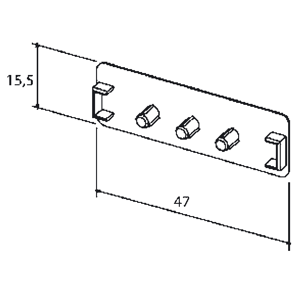 Strain relief For 3p couplers, 4mm�, wht image 8