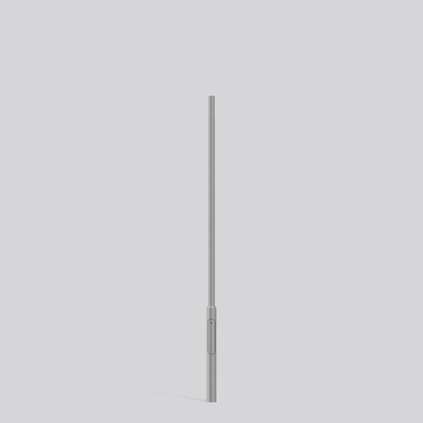 Steel pole D 114 H 3500 d 76 colour: silver image 2