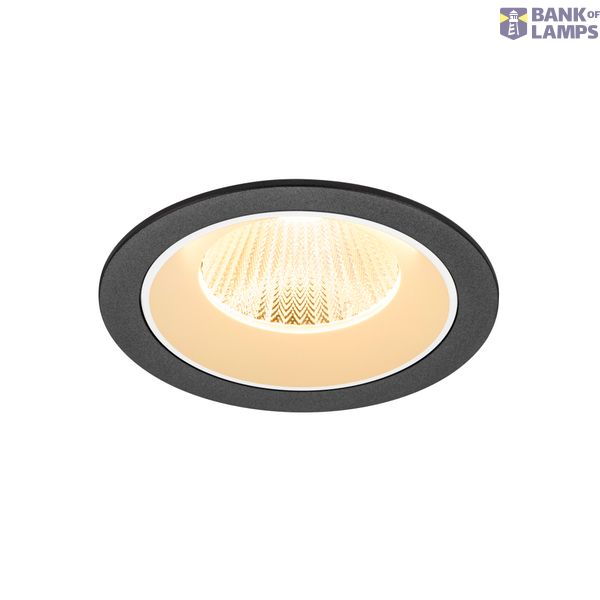 NUMINOS© L recessed ceiling light 3000K 40ø IP20 round bl/wh image 1