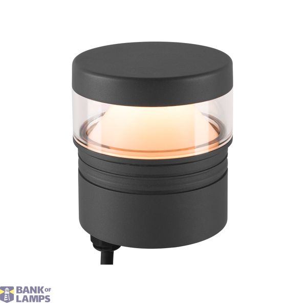 M-POL S Polehead 360°, low-glare, lamp head, anthracite, 10W, 750lm, 2700K, CRI80 image 1