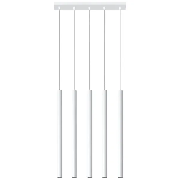 HANGING LAMP PASTELO 5 WHITE G9 5X40W IP20 image 1