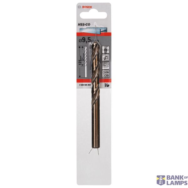 Metal drill bits HSS-Co, DIN 338 9,5 x 81 x 125 mm 1 pcs. image 2