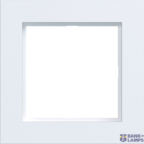 Cover frame single, A.1, matte light white image 1