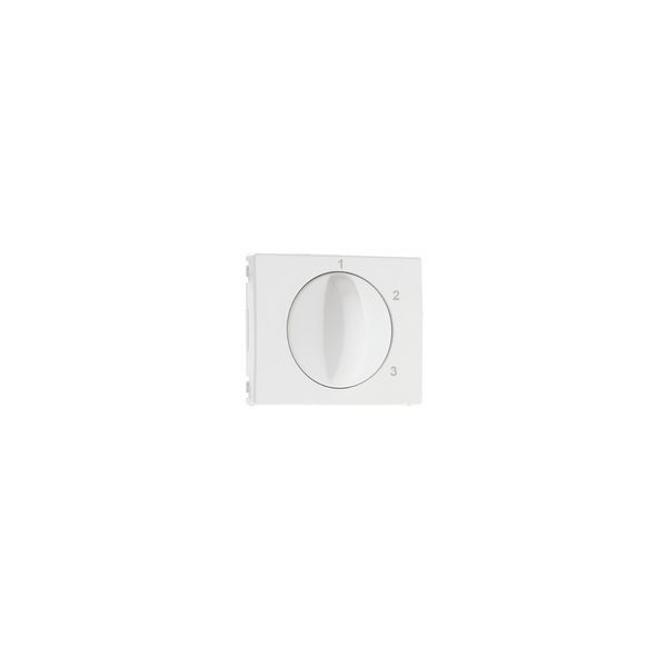 COVER PLATE F/3 POSIT ROTARY SWITCH IVORY image 1
