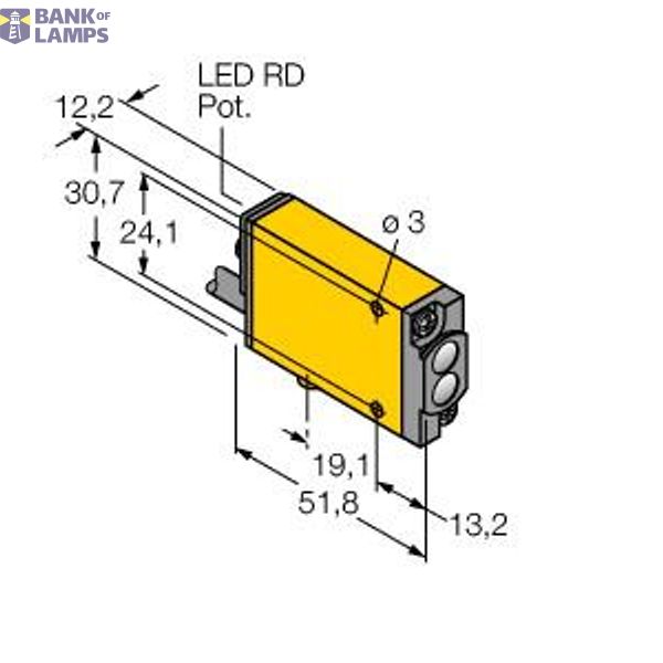 Photoelectric Sensor Photoelectric Sensor for Glass Fibers   SM2A312FV image 1