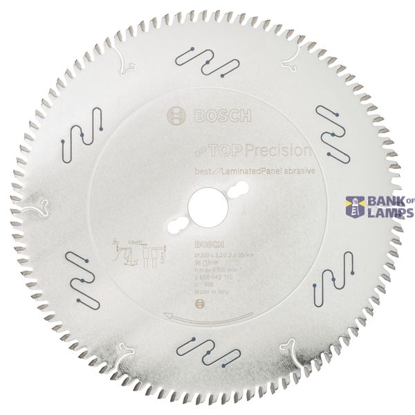 Top Precision Best for Laminated Panel Abrasive circular saw blade 300 x 30 x 3,2 mm, 96 image 1