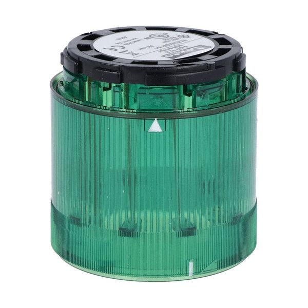 Flash module. Ø70mm. With 4-JOULE XENON bulb, green, 230...240VAC image 1