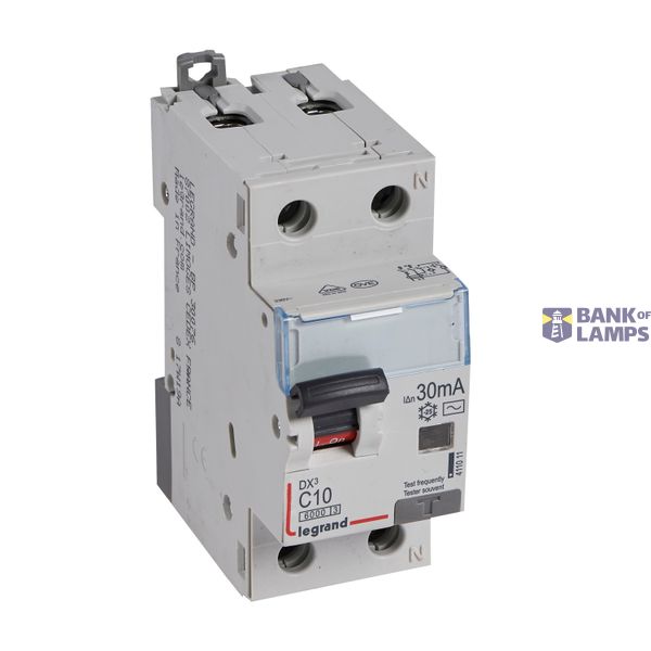 RCBO DX3 1P+N C10 6000A 30MA AC image 2