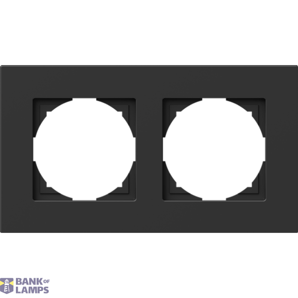 COVER PLATE FLAT 2 BK 4326777 image 1