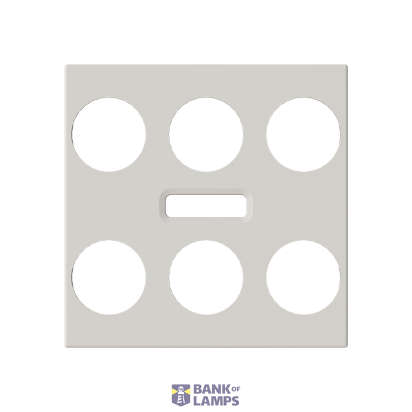 Cover plate - KNX 3-gang sensors with IR - 2M - Dune image 1