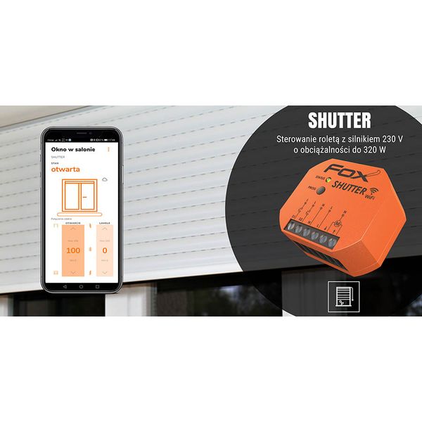 SHUTTER - Wi-Fi 230 V roller shutter controller WI-STR1S2-P image 4