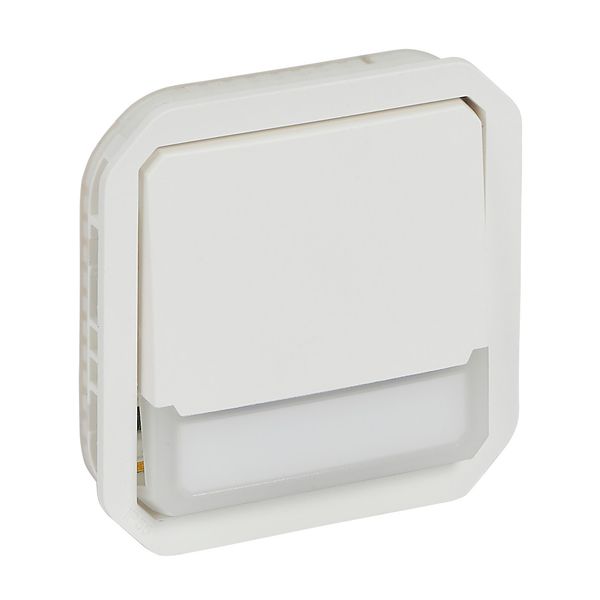 PLEXO CHANGEOVER PUSH BUTTON LOCATOR WITH LABEL HOLDER - WHITE - MECHANISM image 1