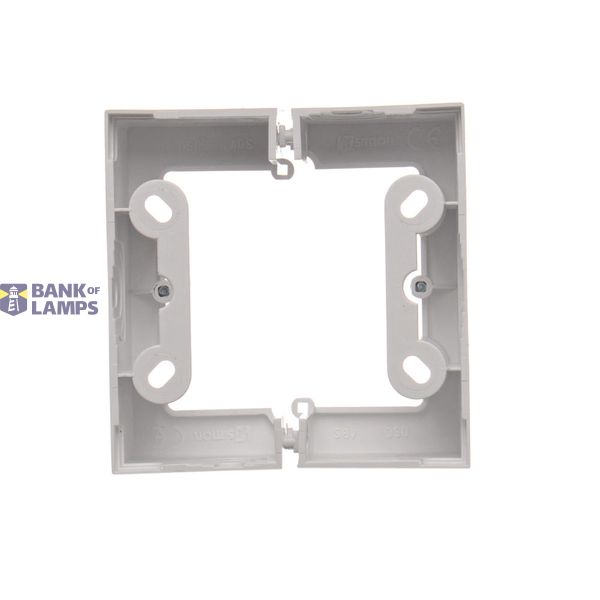 IP44 socket outlet with seal, with Schuko earthing - same color flap & cover, 16A, white image 1
