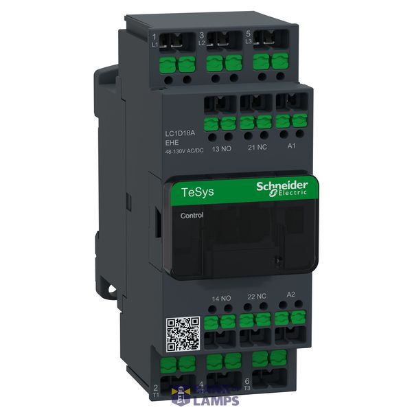 CTR Deca 18A 3P 48-130V AC/DC Snap-in image 1