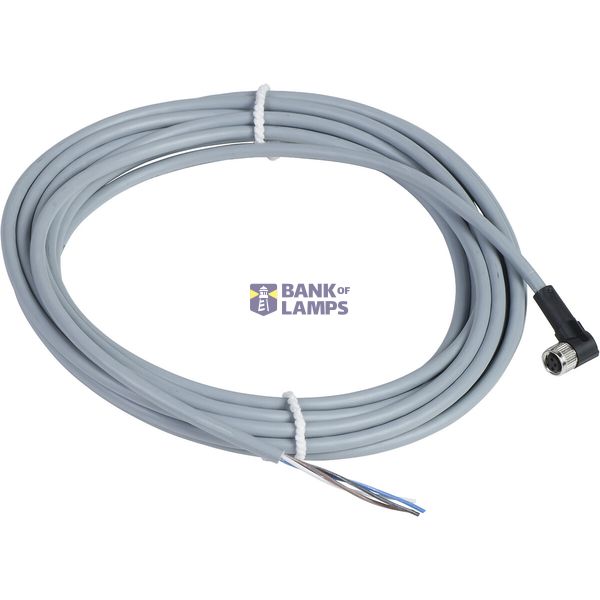 PRE WIRED CONNECT M12 4 PIN ELBOWED FEM 1,2M PUR CABLE SPECIFIC CABLE  image 4