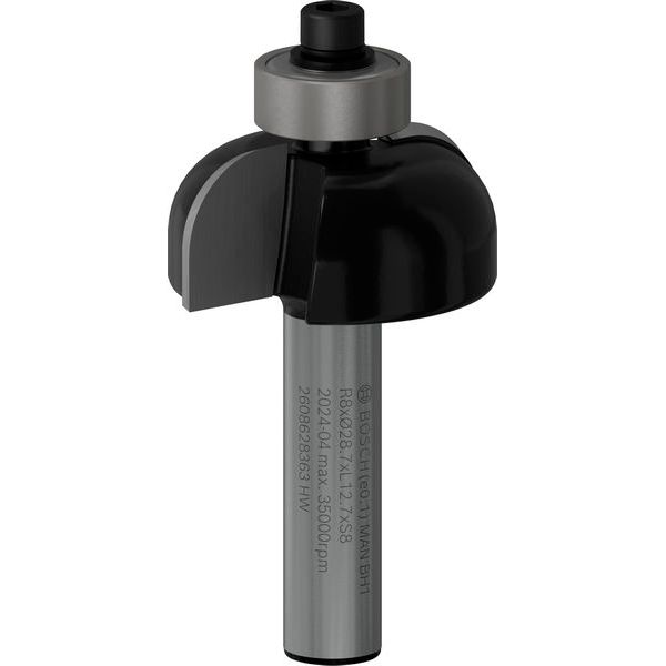 Cove bit, 8 mm, R1 8 mm, D 28.7 mm, L 13 mm, G 54 mm image 1