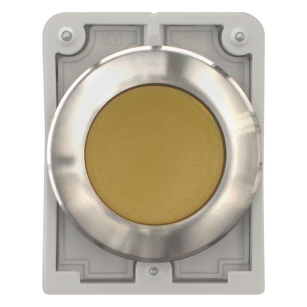 M30I-FDRL-Y Illuminated pushbutton actuator, RMQ-Titan, flat, maintained, yellow, blank, Front ring stainless steel image 10