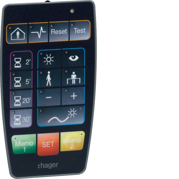 Remote control for settings for presence detectors 360° monobloc image 1